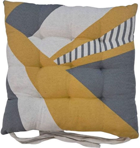 Kipper Splash Garden Chair Cushions Gray 40x40cm