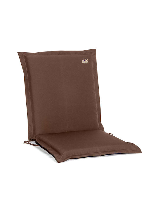 Lianos Waterproof Garden Chair Cushion with Backrest Beige 43x93cm