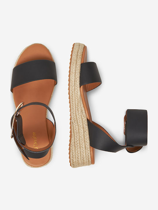 Espadrile dama în culoarea Negru