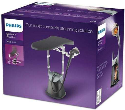 Philips All-in-One 8500 Series Ατμοκαθαριστής Ρούχων Δαπέδου 2200W με Δοχείο 1.2lt Γκρι