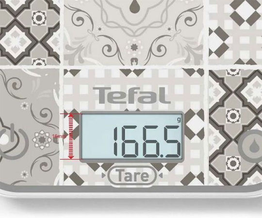 Tefal OPTISS Ψηφιακή Ζυγαριά Κουζίνας έως 5kg Γκρι