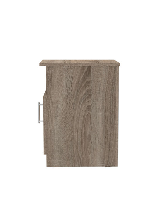 Κομοδίνο Galdi Ξύλινο Καφέ 40x45x60cm 361-000034