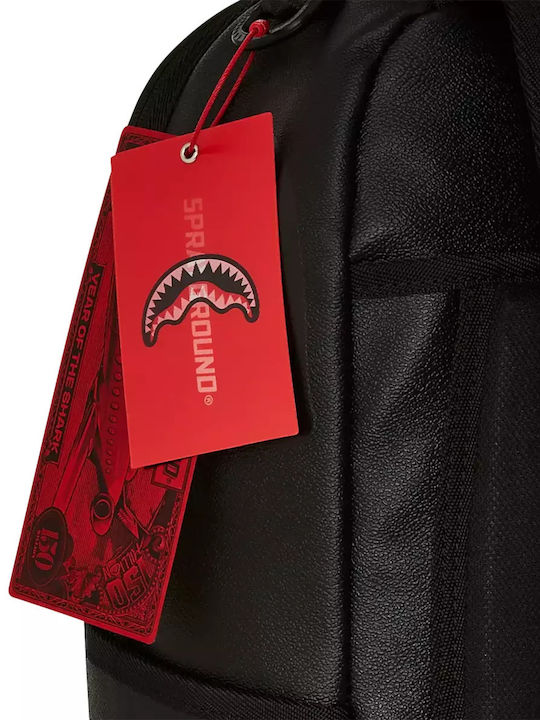 Sprayground DLXSV School Bag Backpack Junior High-High School Black with Water Bottle Holder