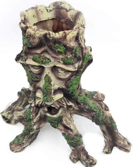 Epigasos Aquarium Decoration Tree Face 24*16*24cm