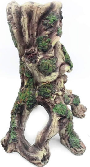 Epigasos Aquarium Decoration Tree Face 24*16*24cm