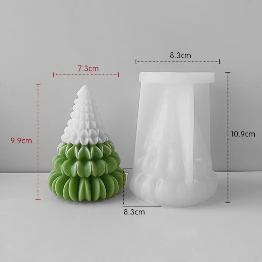 Formen aus Silikon Weihnachtsbaum 10.9x8.3cm