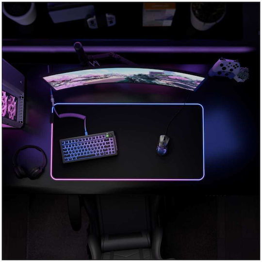 Glorious PC Gaming Race Glorious Gaming Mouse Pad με RGB Φωτισμό Μαύρο