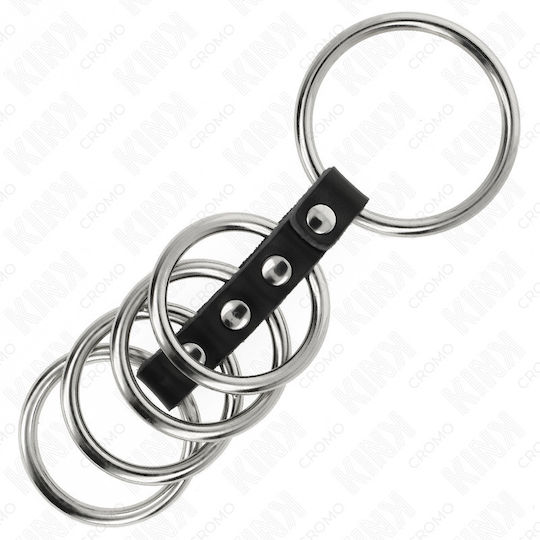 Kink Ring Cock Metallic Black