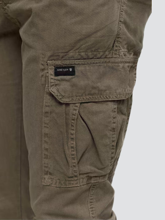 Hose Cargo Elastisch Brown