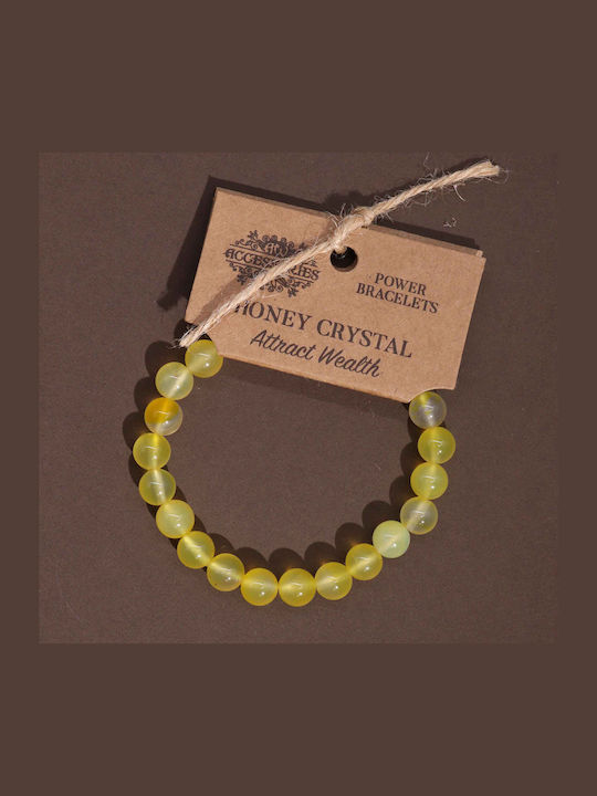 Βραχιόλι Λίθους Honey Crystal Attract Wealth Bracelet 8mm