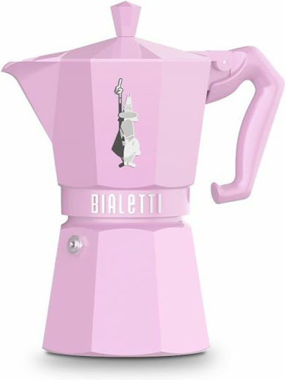 Moka Cafetieră Pentru Plită Espresso Roz