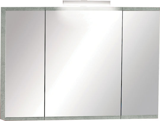 Pro Bagno 966AM Καθρέπτης Led από Μοριοσανίδα με Ντουλάπι 100x70cm Μπεζ Pro Bagno 966AM Καθρέπτης Led από Μοριοσανίδα με Ντουλάπι 100x70cm Μπεζ