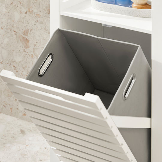 SoBuy Bathroom Cabinet L42xW30xH90cm White