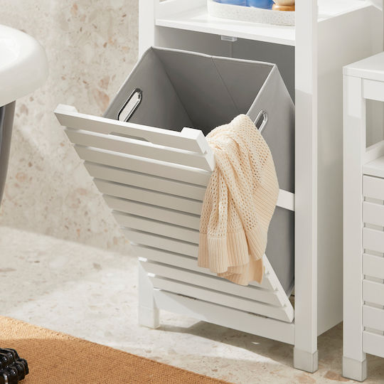 SoBuy Bathroom Cabinet L42xW30xH90cm White