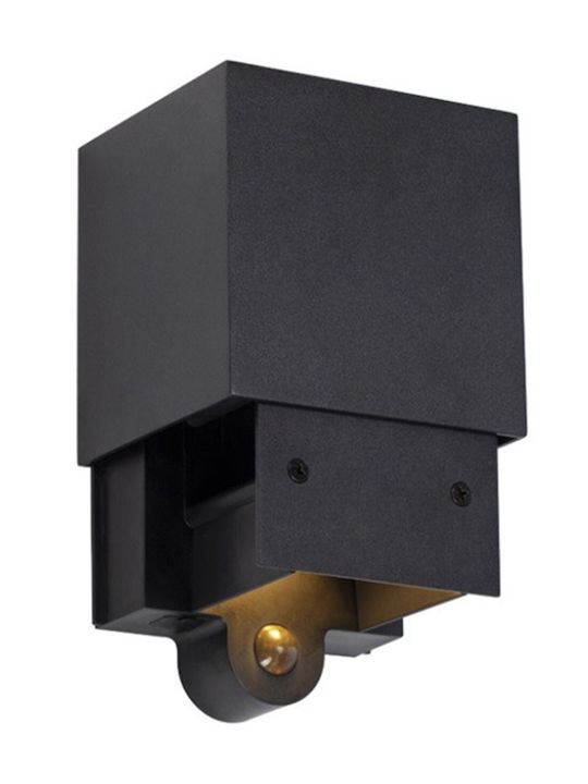 123led Επιτοίχιο Εξωτερικό Φωτιστικό LED IP54 με Θερμό Λευκό Φως Διπλής Δέσμης