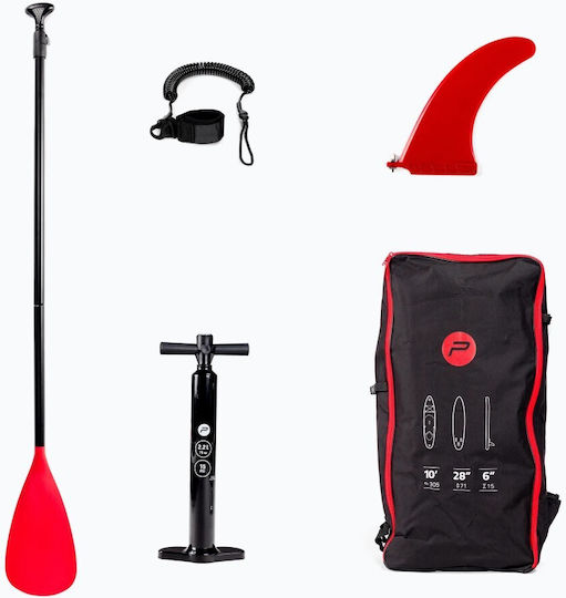 Bike Toys Φουσκωτή Σανίδα SUP / Kayak με Μήκος 3.2m Γκρι
