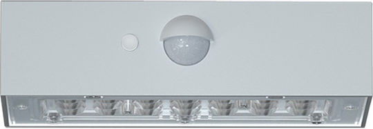 123led Wall Mounted Solar Light 3W 350lm Warm White 3000K with Motion Sensor IP65