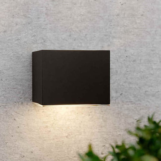 123led Επιτοίχιο Ηλιακό Φωτιστικό 20lm με Θερμό Λευκό Φως 3000K IP54