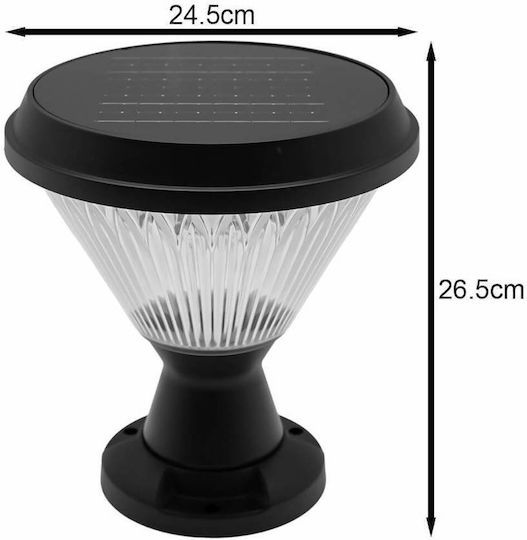 Rixme Tabletop Solar Light Natural White 4000K with Photocell and Remote Control IP67