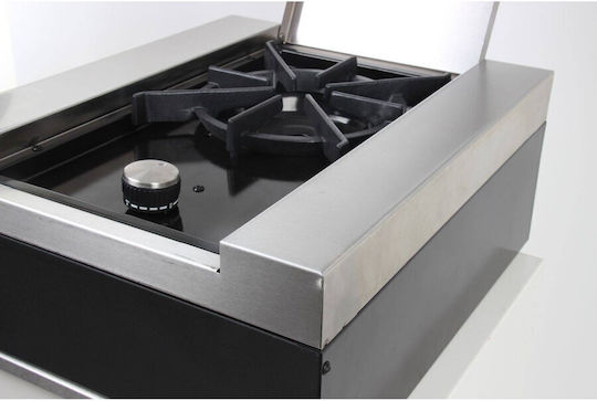 GrandHall Commercial Cooktop 4.4kW 49x61x29cm