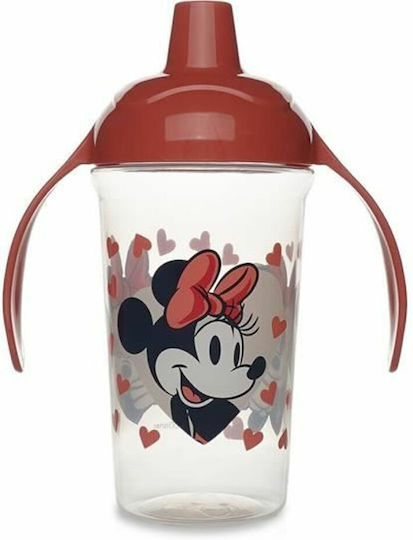 Thermobaby Minnie Mouse Heart Full Baby Sippy Cup Plastic with Handles Multicolour