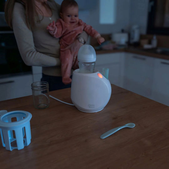 Badabulle – Încălzitor de Biberoane și Borcănele pentru Acasă și Mașină Easy+ Pastel