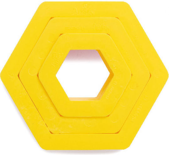 Decora Hexagon Cookie Cutters 3 Pcs