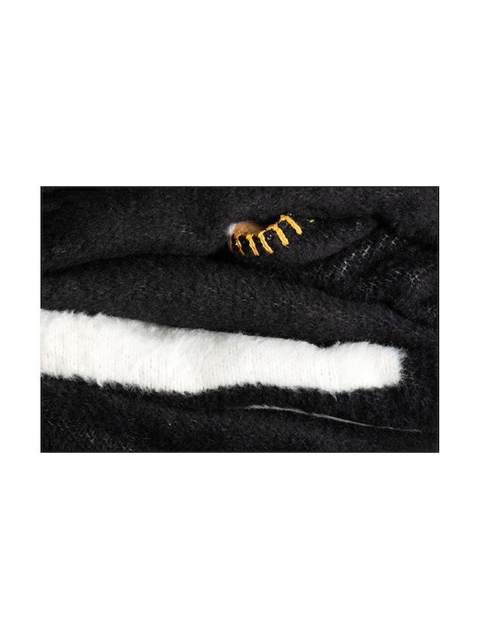 Vesta Home Paok Decke Samtig Moni 160x220cm Schwarze