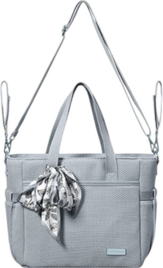 Babyono Shoulder Bag - Changing Mat Carmen Gray 30x26x16cm