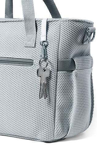 Babyono Shoulder Bag - Changing Mat Carmen Gray 30x26x16cm