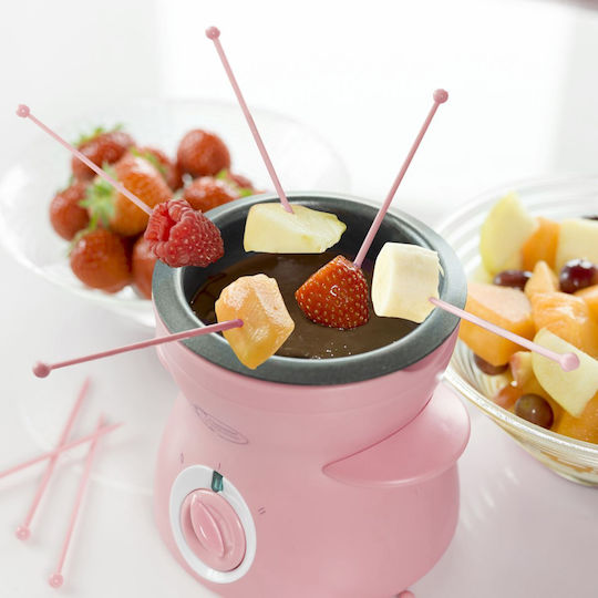 Bestron Vas pentru Fondue Electric 10 Persoane Roz 25W