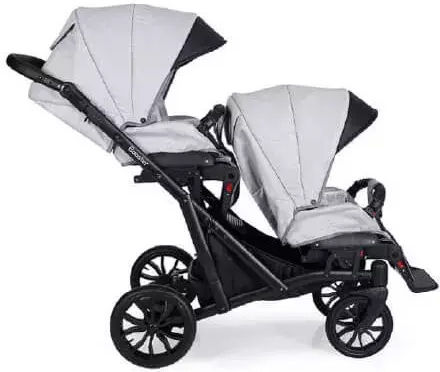 Kunert Booster Adjustable Double Stroller Suitable for Newborn Beige 19.2kg