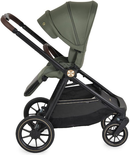 Cangaroo Celebrity Adjustable 2 in 1 Baby Stroller Suitable for Newborn Deep Green 18.8kg