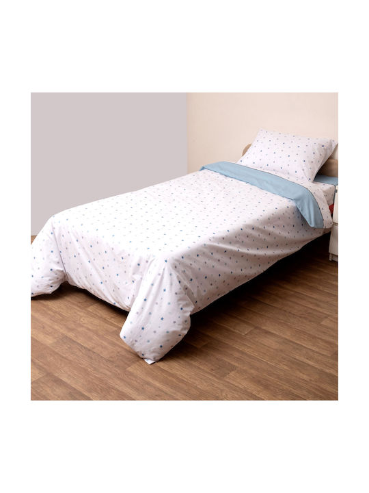Viopros Baby Sheets Set Cradle Cotton Light Blue 80x100cm 2pcs