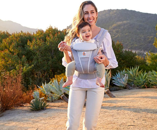 Ergobaby Класическа Кенгуру Omni Breeze Pearl Grey с Максимално Тегло 20кг BCZ360PGRY