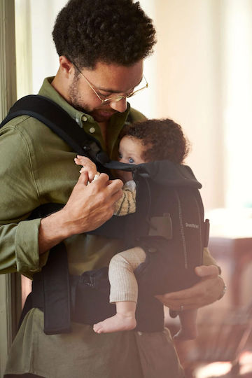 BabyBjorn Κλασικός Μάρσιπος One Woven Μαύρο
