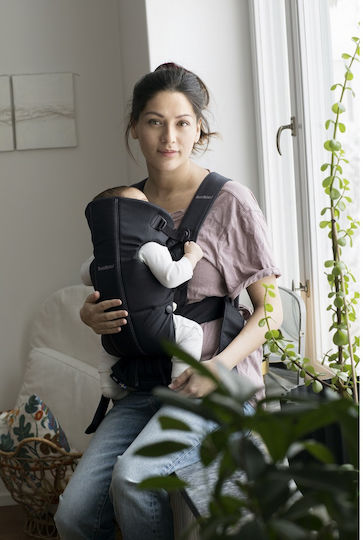 BabyBjorn Κλασικός Μάρσιπος Mini Woven Μπλε με Μέγιστο Βάρος 11kg
