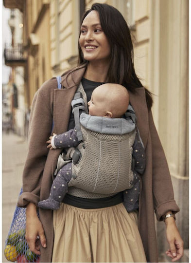 BabyBjorn Classic Carrier Harmony Mesh Gray with Maximum Weight 15kg