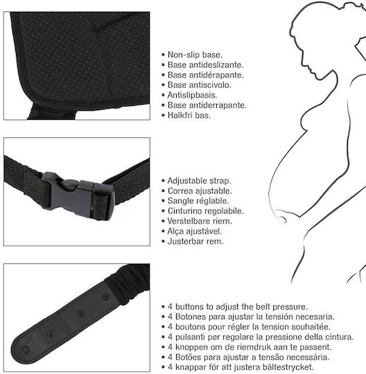 Swiss Drive Pregnancy Seat Belt Adjuster Black