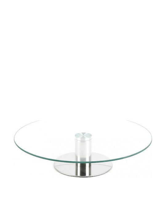 KING Hoff Cake Stand Transparent 30x30cm