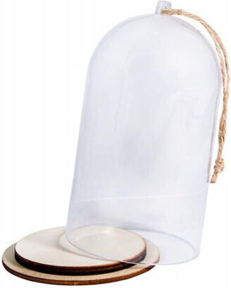 Rayher Cake Stand Transparent 13x13x12cm