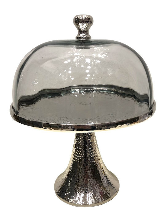 Karvounis Cake Stand Gold 25.5x25.5x32cm