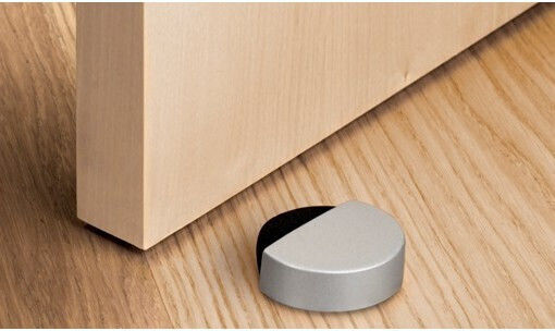 Door Stopper Adhesive Metallic Ξύλο 1pcs