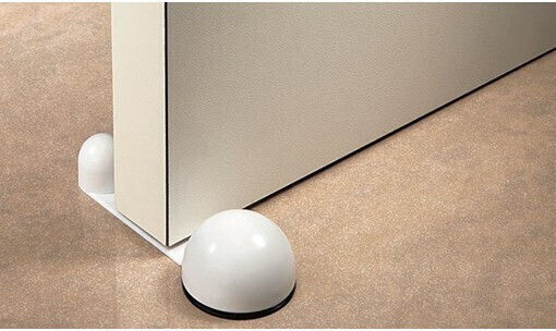 Door Stopper Adhesive Plastic White 1pcs