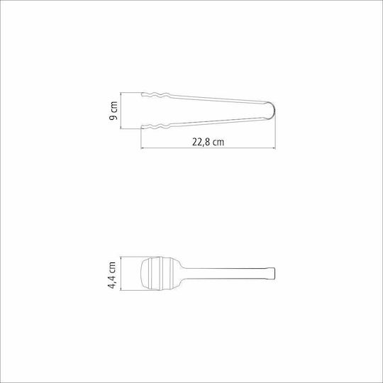 Tramontina Utility Tongs Serving of Stainless Steel 25cm 63800/650