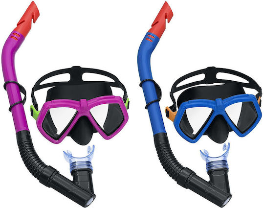 Bestway Silicone Diving Mask with Snorkel Pink