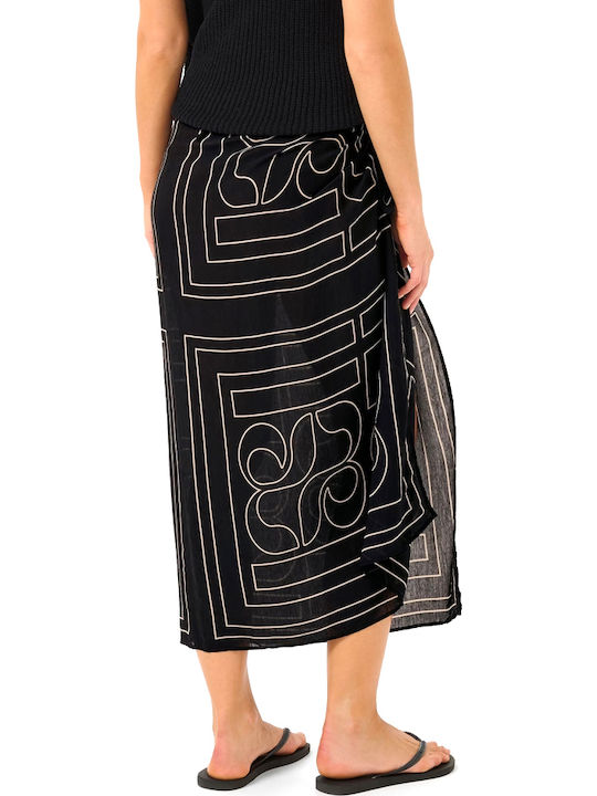 My Essential Wardrobe Sun Striped Scarf Women My Essential Wardrobe Μαυρο 10705174-100031 My Essential Wardrobe Sun Striped Scarf Women My Essential Wardrobe Μαυρο 10705174-100031