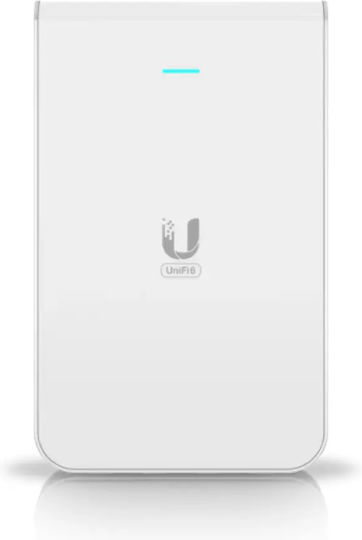 Ubiquiti UniFi6 In-Wall WiFi Mesh Network Access Point Wi‑Fi 6 Dual Band (2.4 & 5GHz) για Εξωτερική Τοποθέτηση