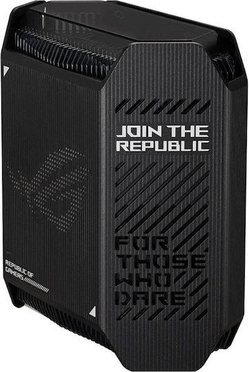 Asus ROG Rapture GT6 WiFi-Mesh-Netzwerk Zugriffspunkt Wi-Fi 6 Tri Band (2.4 & 5 & 5GHz) in Einzelner Bausatz Schwarz