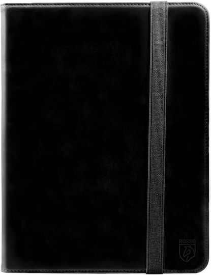 Rosso Deluxe Flip Cover Din Piele Neagră (OnePlus Pad 2)